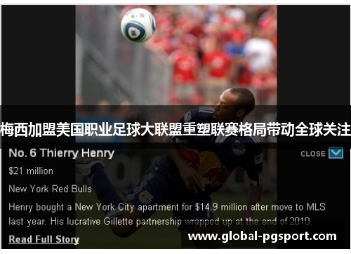 梅西加盟美国职业足球大联盟重塑联赛格局带动全球关注 梅西加盟美国职业足球大联盟重塑联赛格局带动全球关注